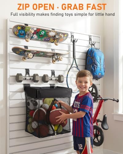 12Pcs Slatwall Baskets Kit, Slatwall Accessories Slat Wall Hooks, Shelves - Image 3