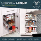 3-Tier Under Sink Organizer – Pull-Out Storage for Kitchen & Bathroom – Under Bathroom Sink Organizer, Under Sink Organizer Storage, Under Cabinet Storage Organizer - Image 5