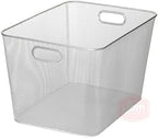 YBM Home Mesh Wire Storage Basket for Shelves, Pantry Organization, and Kitchen - Multipurpose Steel Wire Basket Holder Bin for Organizing Office Supplies, Household Toiletries and Laundry Supplies - Image 4