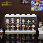 Wall-Mounted White Acrylic Display Case with White LED Light, 12-Grid Clear Showcase Shelf, No-Assembly Dustproof Organizer for Mini Figures, Collectibles - Image 6