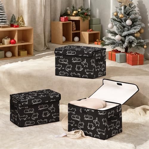 Stackable Clothes Storage Bins with Lids 3 Pack. - Image 6