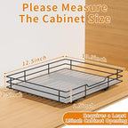 RCHYFEED Pull Out Spice Rack Organizer, 12.5" Wx10.5 Dx2.5 H - Image 5