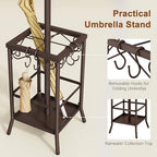 Hoctieon Coat Rack Freestanding, Coat Tree with Umbrella Holder - Image 3
