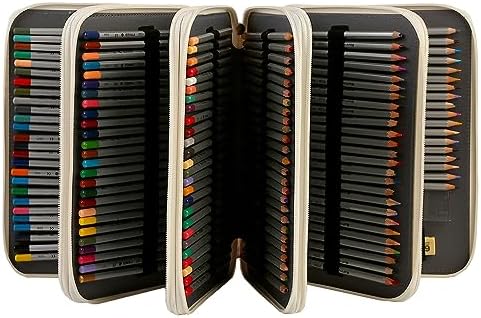250 Slots Colored Pencil Case Organizer, 5 Layer Bag - Image 2