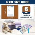 XXL Jumbo Vacuum Seal Storage Bags Extra Large for Clothing Bedding - Image 2