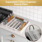 Sedegn Expandable Kitchen Utensil Organizer - 11.6" to 20" Adjustable - Image 5