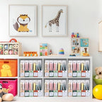 Pasimy 25 Pcs Greenery Cardboard Magazine File Holder Magazine Organizer Book Bin with Label Sticker Multicolor File Storage Box for Desk Shelves Document School Classroom Home Office Supplies - Image 5