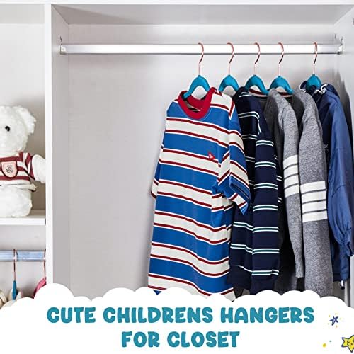 HOUSE DAY Velvet Kids Hangers 60 Pack, Premium Childrens Hangers for Closet - Image 4