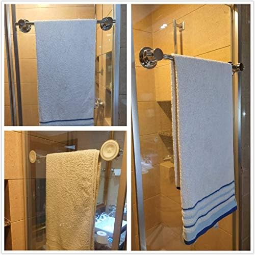 JiePai 24 inch Suction Cup Towel Bar,Towel Racks for Bath,Oil Rubbed Bronze - Image 6