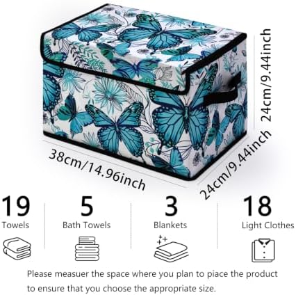 Stackable Clothes Storage Bins with Lids 3 Pack - Image 3