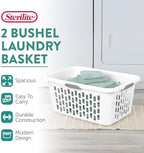 Sterilite Rectangular Laundry Basket, Plastic Clothes Hamper, 12-Pack - Image 2