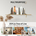 Tree of Life Vintage Heavy Bookends, 2 Unique Bronze Decorative Bookend for Shelves or Bookcase, Anti-Slip Book Shelf Bookends Decorative, Gifts for Mother and Father - Image 5