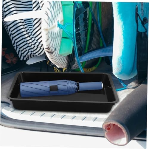 ABOOFAN Black Plastic Boot Tray Mat for Entryway, Shoe and PET Bowl - Image 5