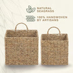 84ECO Set of 2 Seagrass Hanging Baskets - Image 6