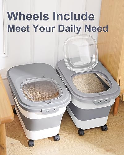 20-30 Lbs Rice Storage Container,Collapsible Food Storage Containers - Image 5