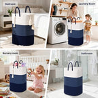 Woven Laundry Basket for Clothes,65 L Large Rectangle Laundry Hampers with Beads Tassel, Nursery Storage Basket for Toys, Tall Dirty Clothes Hamper for Bedroom Aesthetic, Laundry Room Organization - Image 5
