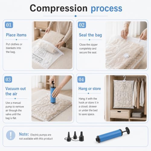 10 Pack Hanging Vacuum Sealer Storage Bags - Image 3