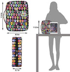 YOUSHARES Colored Pencil Case 220 Slots Pen Case Organizer With Handy Wrap & Zipper, Multilayer Holder for Prismacolor Colored Pencils & Gel Pen (Mask) - Image 6