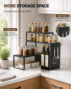 Kitchen Countertop Organizer, Counter Shelf for Corners Coffee Bars Pantry - Image 2