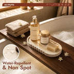 Travertine Marble Tray, 10" X 5" Bathroom Tray Countertop - Image 5