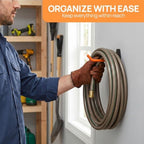 Gardenised Heavy-Duty Single Arm Straight Utility Garage Wall Storage Hook - Image 6