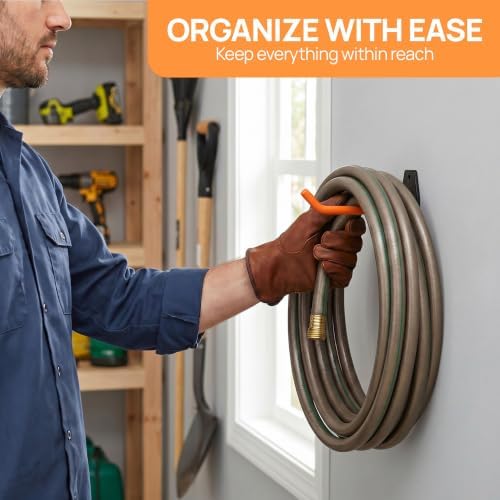 Gardenised Heavy-Duty Single Arm Straight Utility Garage Wall Storage Hook - Image 6