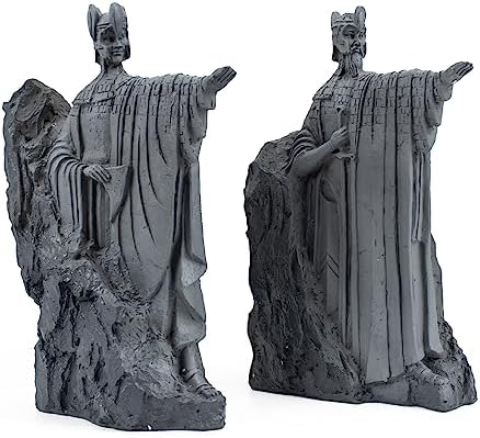 Bookends Height 6.7" Book Ends Decor Merchandise Resin,Gifts for Living Room Bedroom Office Decoration (6.7 inch) by WYH