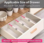 5-Pack Adjustable Drawer Dividers: The Ultimate Clutter-Free Solution - Image 3