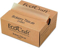 EcoCraft 010001 10-3/4 Inch Length x 6 Inch Width, NK6T Natural InterFolded Soy Wax Blend Bakery Tissue, 1,000 per Box (Pack of 10) by Bagcraft+Papercon