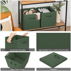 StorageWorks 13x13 Storage Cubes, Cube Organizer Bins, Green, 4-Pack - Image 5