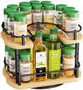SNTD Spice Organization for Cabinet, Lazy Susan Spice Rack, 10 in by SNTD