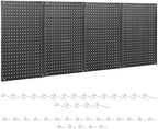 ENJOYWOOD Metal Pegboard 4 PCS 24"×16" Wall Organizer Kit Storage Panels by ENJOYWOOD
