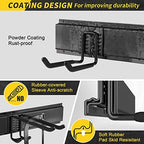 UUP 48" Garage Tool Organizer Wall Mount, 440lbs Garden Garage Storage Garage Organization with Adjustable Heavy Duty Hanging Hooks, Yard Rack Hanger System Shovel Rake Broom Ladder Holder, Men Gift - Image 4