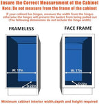 Pull Out Cabinet Organizer 16½" W x 21½" D, Heavy Duty Cabinet Pull Out Shelves, Slide Out Drawers Organization for Kitchen Cabinets Bathroom - Image 4