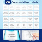 3+1+1 Pack White Laundry Pods Container & Dryer Sheet Holder - Image 7