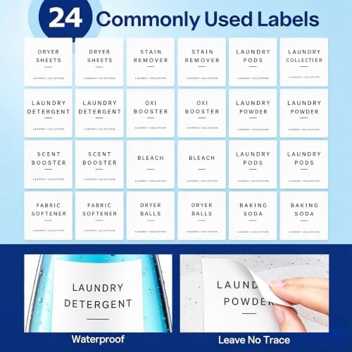 3+1+1 Pack White Laundry Pods Container & Dryer Sheet Holder - Image 7