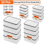 44 PCS Airtight Food Storage Container with Lid (22 Lids & 22 Containers) - Image 2