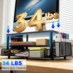 Monitor Stand Riser with Storage Drawer, Desk Organizer - Image 4