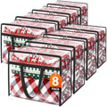 SpaceTrove Clear Storage Bags, 8-Pack Under Bed and Closet Organizers 60L by Unknown