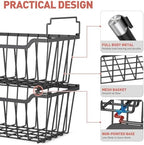 Goovilla Freezer Organizer Bins for 5-7 Cu.FT Chest Freezer, 8 Pack Black - Image 3