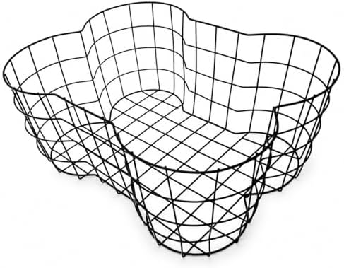 OtterPets Metal Dog Toy Basket Bone Shaped Indestructible Dog Toy Bin 17x13 by OtterPets