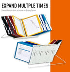 Durable Desktop Reference System, 10 Double-Sided Panels, Assorted Colors - Image 4