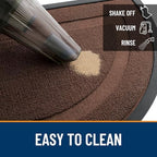 OLANLY Half Circle Front Door Mat Outside 59x34 All-Season Rubber Doormat - Image 5