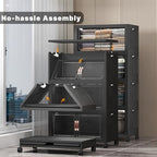 UAMFURI Stackable Storage Bins, 480QT Collapsible Drawers with 1 Lid - Image 4