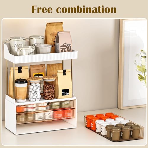 caktraie 2 Sets 5 Tier Acrylic Makeup & Bathroom Vanity Organizer - Image 3