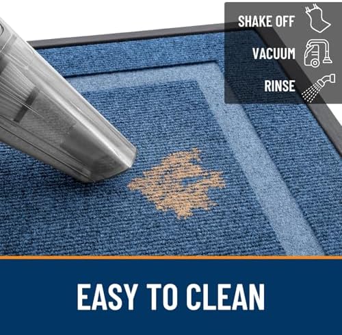 OLANLY Front Door Mat Outside 71x34, All-Season Heavy-Duty Rubber Doormat - Image 6