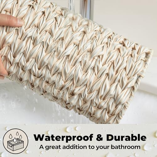 GRANNY SAYS Wicker Toilet Paper Holder Basket, Toilet Paper Storage Holder - Image 3