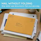 Blue Summit Supplies 100 10" x 13" Kraft Clasp Envelopes, Gummed Seal - Image 4