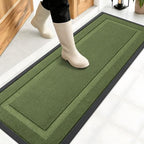 OLANLY Front Door Mat Outside 47x17, All-Season Heavy-Duty Rubber Doormat by OLANLY
