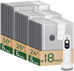 Vacuum Storage Bags with Cordless Digital Pump - 18 Combo by BGPRECISE